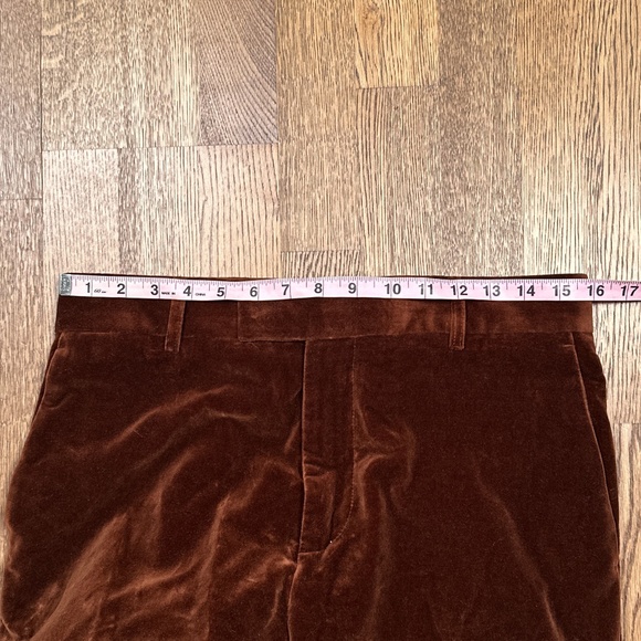 NWT Palm Angels Velvet Tailored Trousers Brown Boot Cut Pants Mens 48 US Medium - Picture 10 of 10